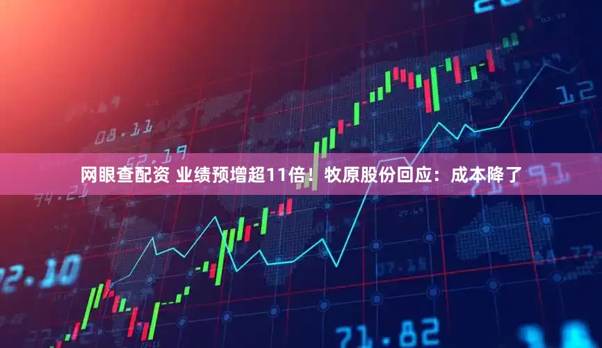 网眼查配资 业绩预增超11倍！牧原股份回应：成本降了